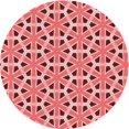thumbnail image 1 of Ahgly Tapis Rond Lavable en Machine Intérieur Transitionnel Rose Pastel, 5 Pieds Rond, 1 of 7