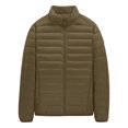 thumbnail image 1 of LUXUR Manteaux en Duvet Chauds Décontractés pour Hommes, Couleur Unie, Vert Armée, TG, 1 of 2