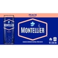 thumbnail image 3 of Montellier Peach Natural Spring Water 10 x 355 ml, Cans, 3 of 5