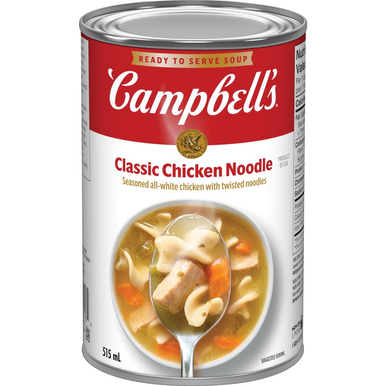 Campbell's® Ready to Serve Classic Chicken Noodle Soup, Shelf Stable