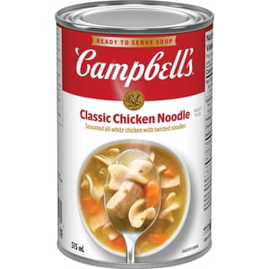 Campbell's® Prêt à servir soupe aux nouilles de poulet classique, étagère stable