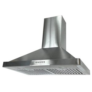 NOVEL 30 1 cm 800 CFM Hotte murale en acier inoxydable EURO-NWB01