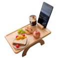 thumbnail image 1 of JS Gourmet - Plateau de Sofa en Bambou avec Support pour Téléphone, 1 of 3