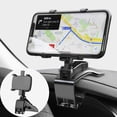 thumbnail image 1 of 180 Degree Rotation Car Phone Holder Dashboard Cell Phone Mount Car Phone Holder for GPS and 3-7 inch Smartphones, 1 of 5