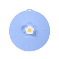 thumbnail image 2 of Pot Lid Cooking Baking Temperature Resistant Household Dish Plate Refrigerator Bowl Pan Cover Kitchen Dust-proof Dish Food Preservation Cookware Blue, 2 of 9