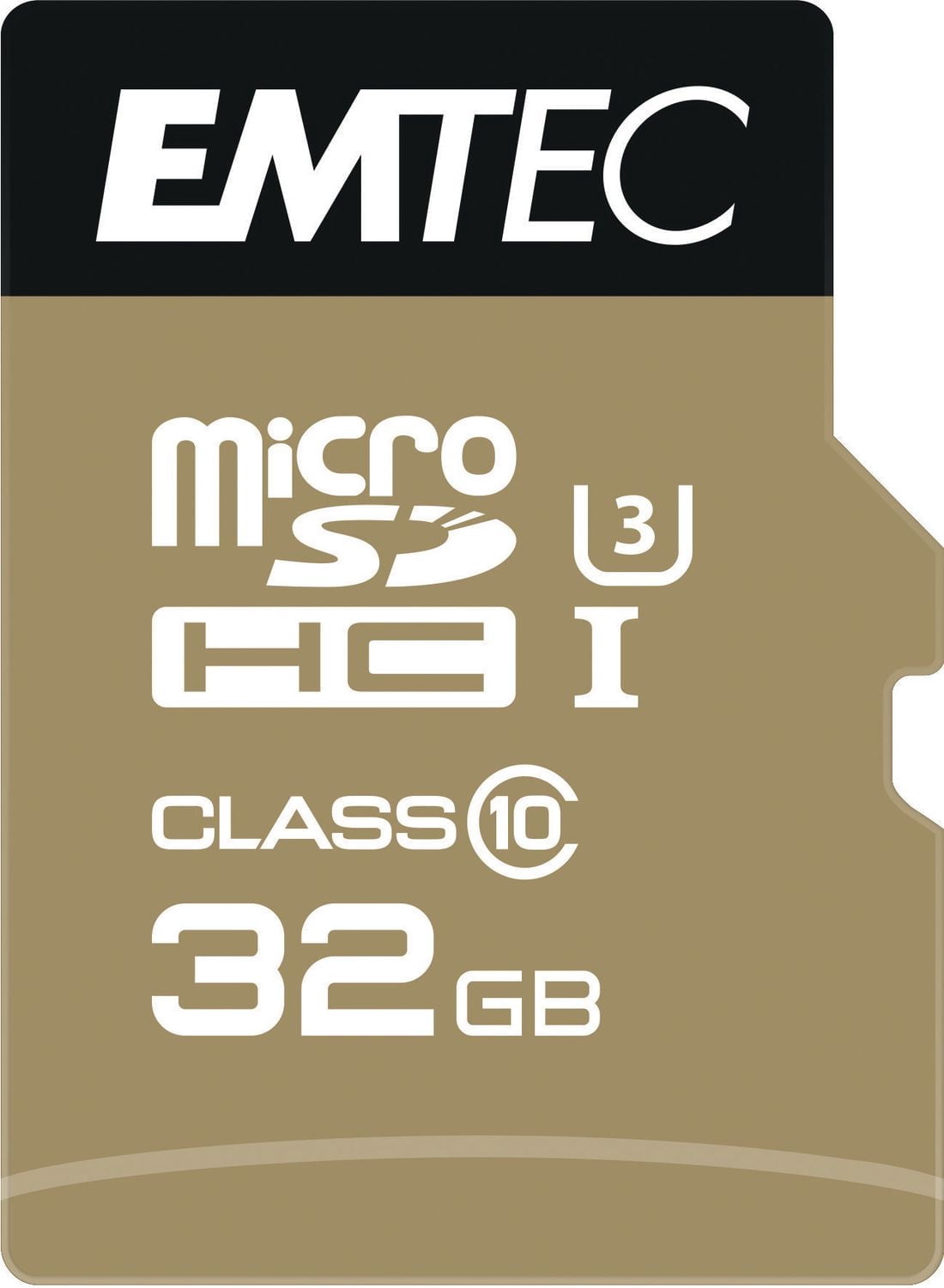 Carte à mémoire MSD + adaptateur SpeedIN' CL10 U3 d'Emtec de 32 Go