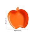 thumbnail image 3 of EGNMCR Kitchen Gadgets Apples Shape Plates Impregnable Dinner Plates Dishwasher Microwave Safe Plastic Plates Reusable Lightweight Plates For Kitchen Or Camping 3.35x3.15 Inches Small Dish, 3 of 6
