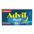 thumbnail image 3 of Advil Nighttime Liquid Gels 40's, 3 of 3