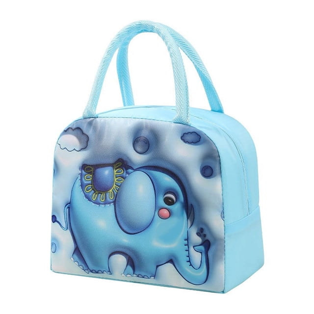 Oleegame 1 Pce Sac de Rangement pour Produits à Main Sac Isolé Sac pour Boîte à Lunch Sac à Lunch Chiot Brun (Isolation 3D) Bleu