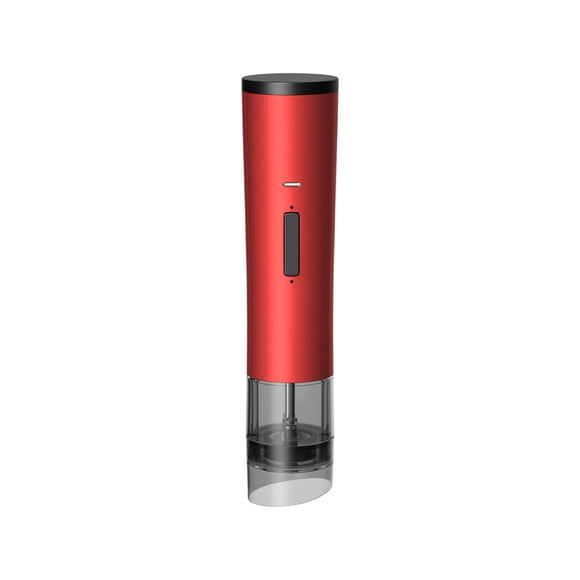 Pepper Grinder with Adjustable Coarseness, USB Rechargeable, Ceramic Grinding Core, 5 cm x 5 cm x 23 cm, White/Blue/Red