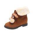thumbnail image 2 of LSLJS Bottes de Neige pour Femmes Bottes d'Hiver Talon Rehaussé Isolation en Peluche Bottes Mi-Longues Extérieur Bout Rond Chaussures à Enfiler Bottes Décontractées, 2 of 8