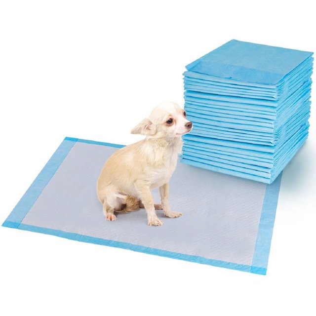 Costway 150 Pcs 36 Pouces x 24 Pouces Tapis pour Chiot Animal de Compagnie Chien Chat Pipi Tapis d'Entraînement sous-Tapis