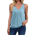 thumbnail image 1 of UPPADA Womens Tank Tops Summer Sleeveless Shirts Ladies Ribbed Wide Shoulder Straps Tees Racerback Tight Slim Fitted Workout Tank Tops Fitted Tops Racer Back Blouses,Womens Tops Under 10 Dollars, 1 of 8