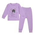 thumbnail image 1 of Ensemble de Pyjama Confort pour Filles Deux Pièces avec Haut à Manches Courtes et Pantalon Long, 1 of 6