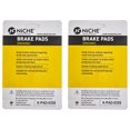 thumbnail image 2 of Niche Rear Brake Pad Set for KTM 1125 Organic Motorcycle 2 Pack 519-KPA2557D, 2 of 5