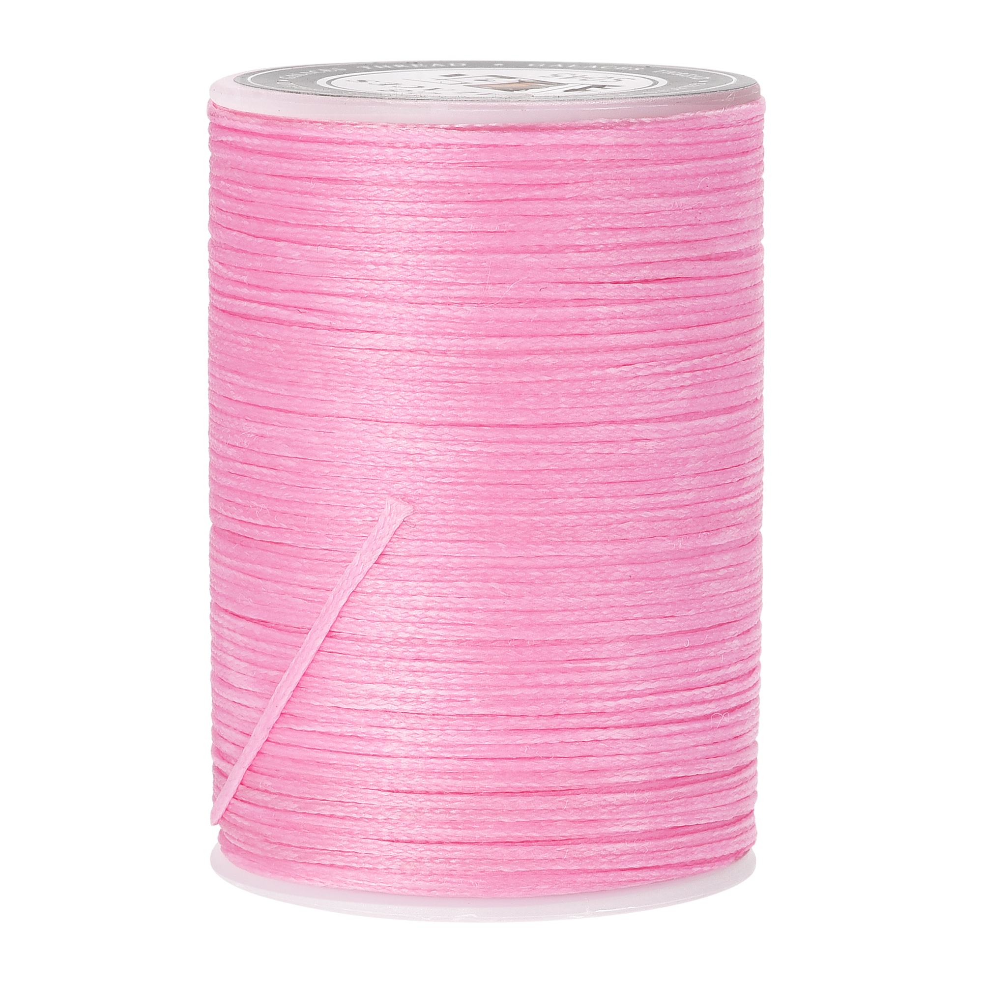 Unique Bargains Pink Polyester Waxed Leather Sewing Thread, 98 Yards