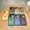 thumbnail image 3 of Magnetic for iPhone 17 Case with Camera Lens Protector, Drop Protection Translucent Matte Slim Fit Shockproof Anti-Slip Durable Lightweight Phone Case for iPhone 17, Grey, 3 of 7