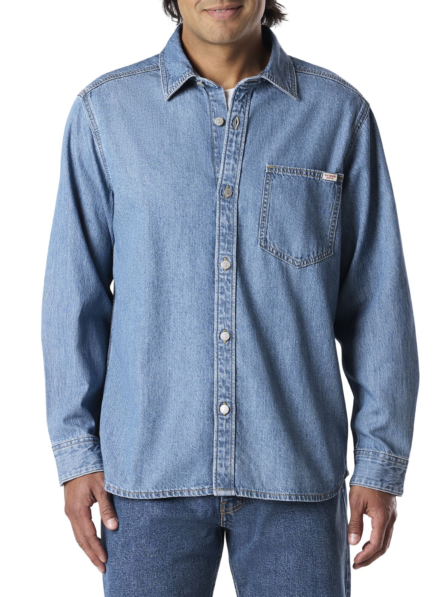 Levi Strauss Signature™ Chemise en denim coupe décontractée