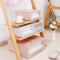 thumbnail image 3 of Boîte de Rangement à Tiroirs Empilable en Plastique Transparent pour la Maison, Conteneur Organisateur, 3 of 10