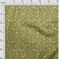 thumbnail image 2 of oneOone Cotton Jersey Green Fabric Floral & Texture Craft Projects Decor Fabric Printed By The Yard 58 Inch Wide, 2 of 4