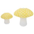 thumbnail image 1 of Miangastore Lanterne en Papier en Forme de Champignon 2 Pcs 7.9X7.9X7.3In, 1 of 9
