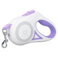 thumbnail image 2 of Retractable Dog Leash, Bright LED Light One Handed Brake Pause Lock   Duty Pet Leash, 2 of 8