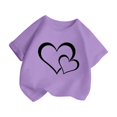 thumbnail image 3 of TZEWGL Chemise Décontractée pour Infnat Été Mignonne Graphique Col Rond Manches Courtes Vêtements pour Filles Garçons Taille 5-6T, 3 of 5