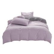 Bedding Duvet Covers,Duvet Cover Set All-Season Bedding Set - 4-Piece Washable Solid Color Bed Sheet Duvet Cover and Pillowcases Bed Sheet Set,Water Color Set,Winter Duvet Cover