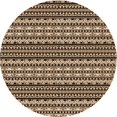 thumbnail image 1 of Ahgly Company Tapis Rond Lavable en Machine Intérieur Transitionnel Rouge Nuit, 3 Pieds Rond, 1 of 7