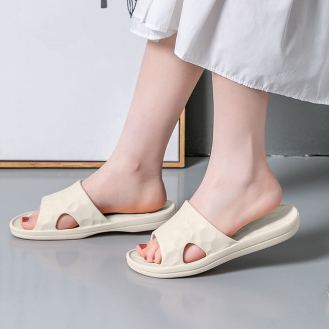 LSLJS Non-Slip Soft Bottom Bathroom Household Non-Slip Lightweight Slippers Non-Slip Soft Bottom Bathroom Household Lightweight Slippers, Women's Slippers