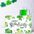 thumbnail image 4 of Dvkptbk 10 St. Patrick's Day Greeting Cards Blank Cards Envelopes Stickers Green Shamrocks st patricks day decorations, 4 of 7