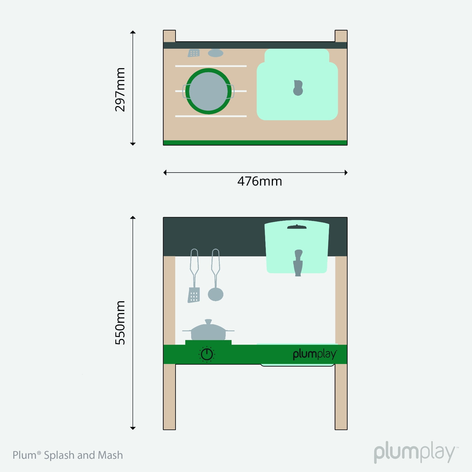 Plum® Splash & Mash Mud Pie Kitchen