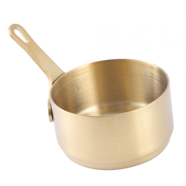 Dipping Dish Stainless Steel Sauce Pitcher Multifunctional Condiment Cup for Soy large gold