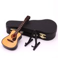 thumbnail image 4 of KAKOWELY Guitar Model 1PC Mini Guitar Decoration Musical Instrument Model Lifelike Guitar Prop Household Decoration Teaching Aid 10cm3.94"X1.57"X0.39", 4 of 5