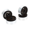 thumbnail image 3 of RC Beadlock Wheel Rim, Aluminum Alloy Reduce Gravity 4pcs RC Wheel Hub With Wheel Cover For 1/10 RC Car, 3 of 8