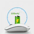 thumbnail image 4 of Souris Sans Fil bluetooth Silencieuse rechargeable, Souris Sans Fil bluetooth pour Portable/PC/Mac/iPad Pro/ordinateur Noir, 4 of 4
