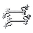 thumbnail image 2 of S SERENABLE Support de Parasol de Pêche en Alliage d'Aluminium pour l'Extérieur Pratique Robuste Support Quantité 2, 2 of 9