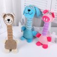 thumbnail image 3 of Flmtop Peluche pour Animaux de Compagnie, Forme Particulière, Résistant aux Morsures, Jouet pour Chien, Bleu, 3 of 9