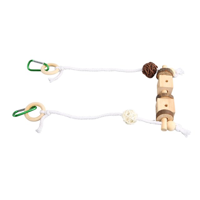 Swing Hanging Toy, Relieve Bird Boredom Bite Resistant Rattan Ball Perch Swing For For Playing