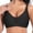 Noir, variante sur DGMIOCS Soutien-Gorge Sans Coutures pour Femme Grande Taille, Décolleté Plongeant, Lisse, Mince, Grande Poitrine, Petit, Rehausseur, Sans Armatures, Café L