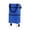 Blue, variant on pdqouc Shopping Bag with Wheels Protable Shopping Trolley Bag with Wheels Foldable Cart Rolling Grocery Handbag Large Capacity for Travel and Home