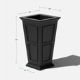 thumbnail image 2 of Veradek Brixton Tall 28" Planter 2 Pack Black, 2 of 10
