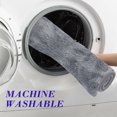 thumbnail image 4 of Dvkptbk Mixed Colors Bath Mats 5 Set Bathroom Rugs For 5 Pcs Toilet Mats Universal Soft Comfortable Water Absorption Non-Slip Thick Machine Washable Easy Dry Dark Color, 4 of 8