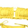 thumbnail image 3 of Ensembles de Maillots de Bain pour Femmes Soutien-gorge Triangle Sans Bretelles, 3 of 4