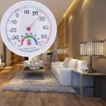 thumbnail image 4 of Indoor & Outdoor Thermometer Aqestyerly Indoor Outdoor thermometer Temperature Meter Hygrometer Humidity Clock-Shaped HWRETIE, 4 of 6