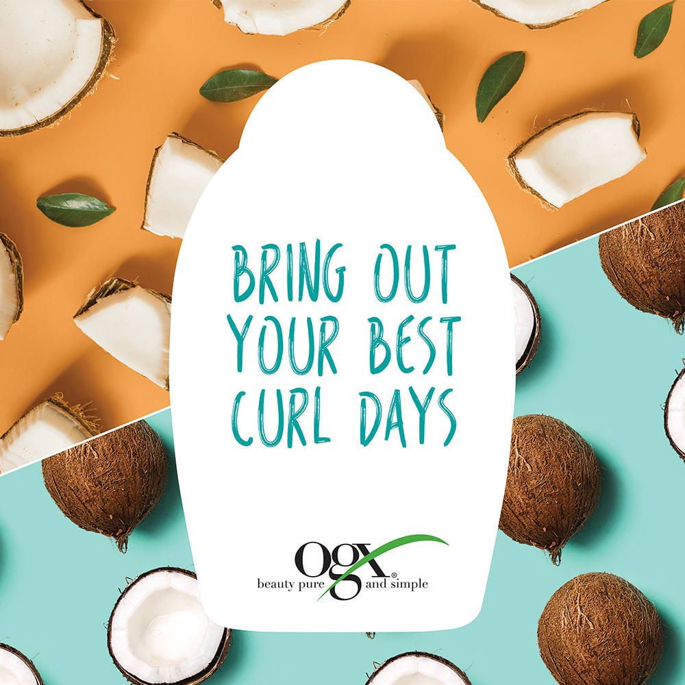 OGX Désaltérant + Boucles à la Noix de Coco Revitalisant