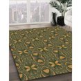 thumbnail image 3 of Ahgly Tapis Rectangulaire Lavable en Machine Intérieur Transitionnel Vert Armée, 4 Pieds x 6 Pieds, 3 of 7
