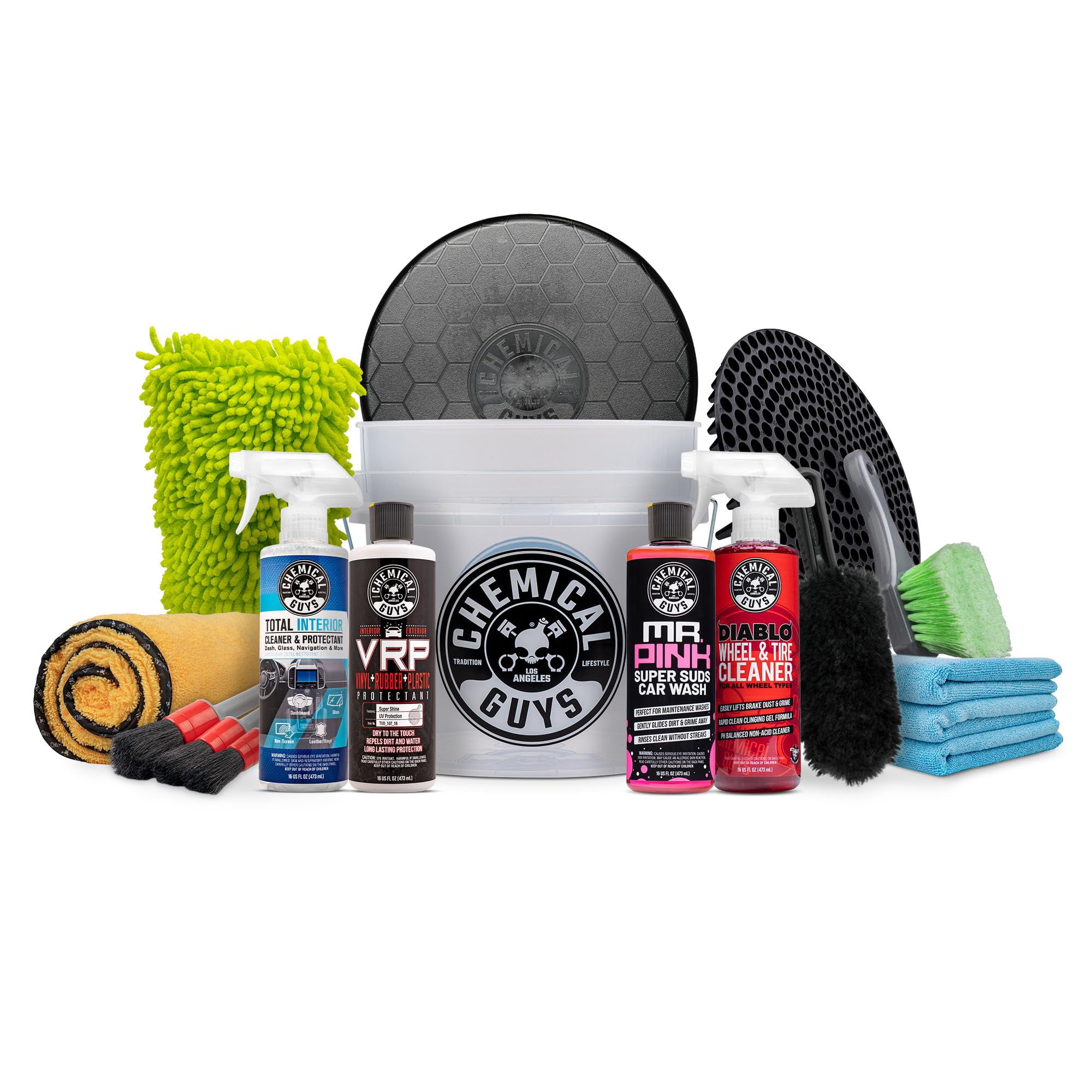 Chemical Guys Car Detailing Kit 17 Pieces Cleaning Set - Walmart.ca