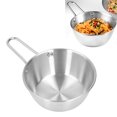 thumbnail image 4 of Bol, Style Coréen Pratique Anti Échaudage en Acier Inoxydable Simple Conception Simple Bol à Soupe pour le Camping Argent, 4 of 8