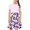 Multicolour, variant on LOVZFMLL Toddler Kids Cute Splicing Print Short Sleeve Stretchy Dress A Line Dress